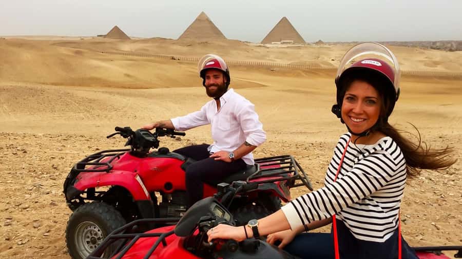 Cairo: Private Quad Bike Desert Tour with Pyramids & Sunset - Key points at a glance