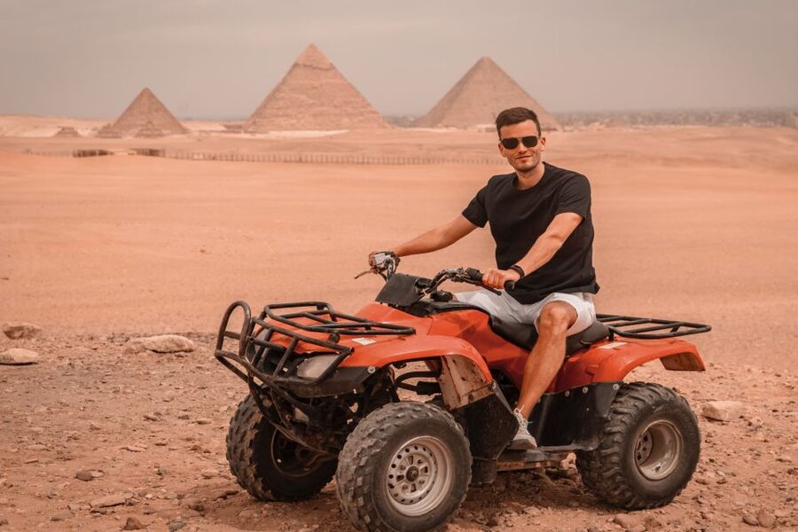 Cairo: Pyramids Quad Bike Adventure & Optional Camel Ride - The optional camel ride, slow and traditional