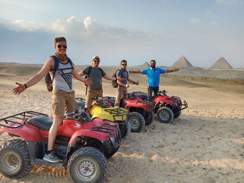 Cairo: Pyramids Quad Bike Adventure & Optional Camel Ride - Seeing the Sphinx and pyramids without entering the ticketed area