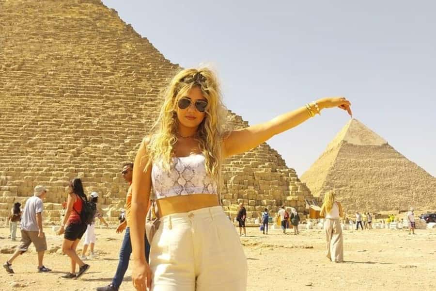 Cairo: Pyramids, Sphinx, and Camel Ride, with ATV Option - Arriving at the Giza Pyramids