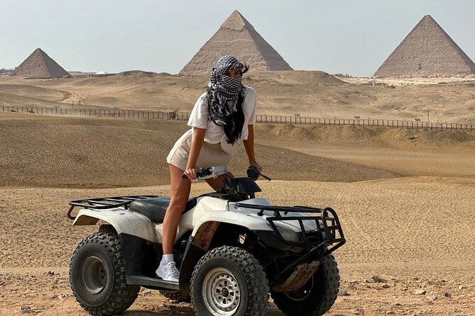 Camel Ride and ATV Quad Bike Around Giza Pyramids - Private pickup from Cairo to the Giza Plateau