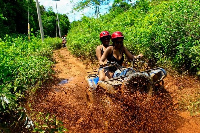 Cancun Best ATV Tour, Ziplines and Cenote Swim with Lunch - A four-hour jungle sampler near Cancun