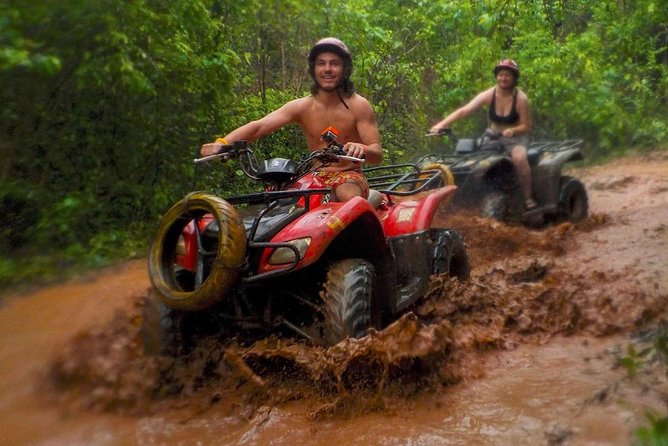 Cancun Best ATV Tour, Ziplines and Cenote Swim with Lunch - Tacos, water, and the real meaning of lunch