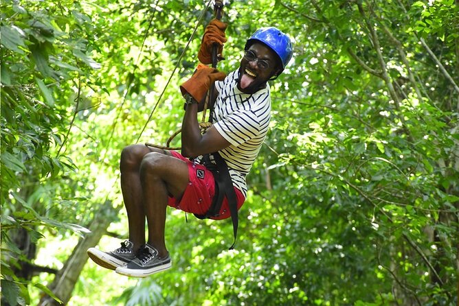 Cancun Combo Tour: ATV and Zip- lines with Cenote Swim - Cooling off in Cenote Lukama
