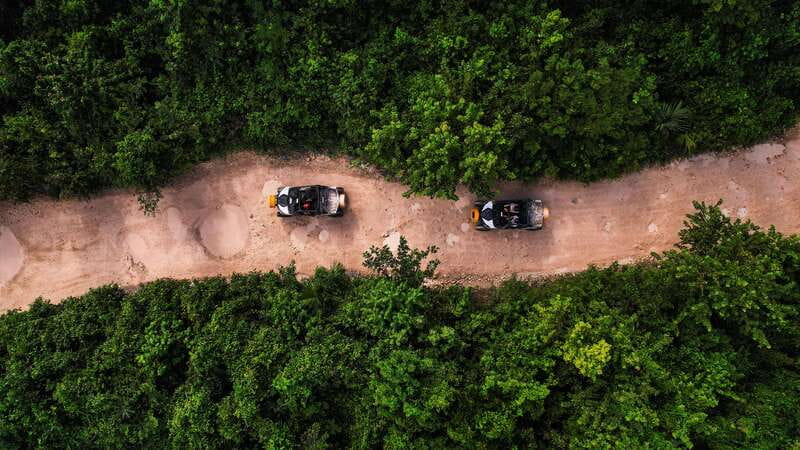 Cancún: Extreme Buggy Adventure with Ziplines & Cenote - The van ride and safety briefing