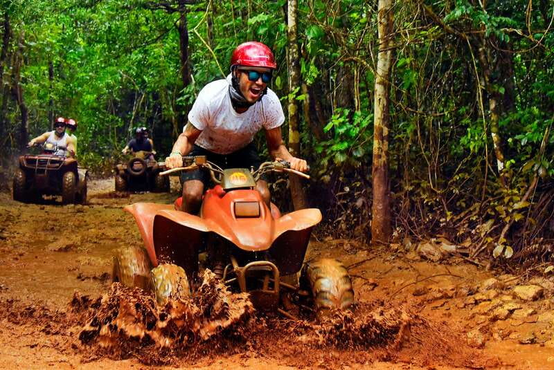 Cancun: Jungle ATV Tour, Ziplining, and Cenote Swim - Cooling off at Cenote Verde Lucero