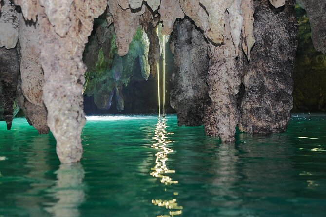 Cancun Mayan Pass: ATV, Cenote, Zipline, Transportation & Horses - Cooling off in the freshwater cenote