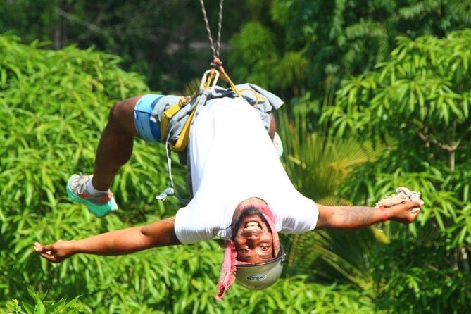 Cancun Off-road: ATVs trip, Ziplines, Cenote swim & Tasty Snacks - Ziplines and suspension bridges above the trees