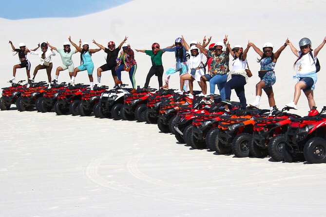 Cape Town: Atlantis Dunes Private Quad Bike Tour WILDX ADVENTURES - Getting comfortable on the quad bike