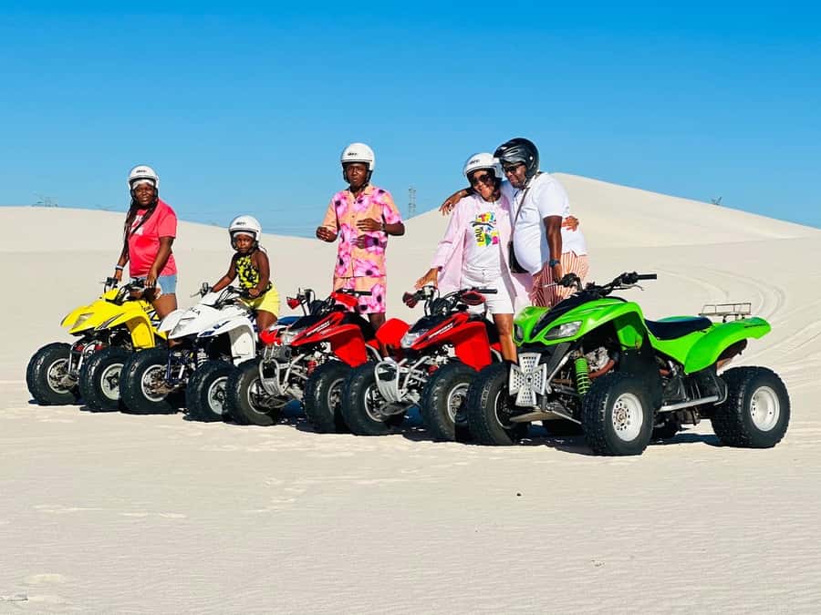 Cape Town: Atlantis Dunes Quad Bike Tour and Photo Session - Riding a quad bike on soft sand