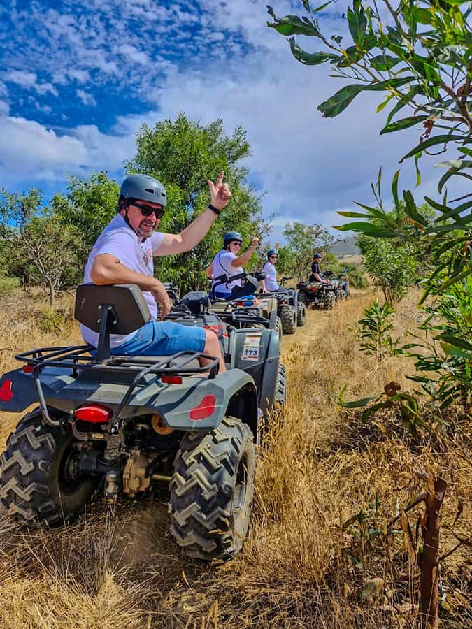 CAPE TOWN: OSTRICH RANCH QUAD BIKE RIDE & OSTRICH TOUR - Family appeal, with a few important limits