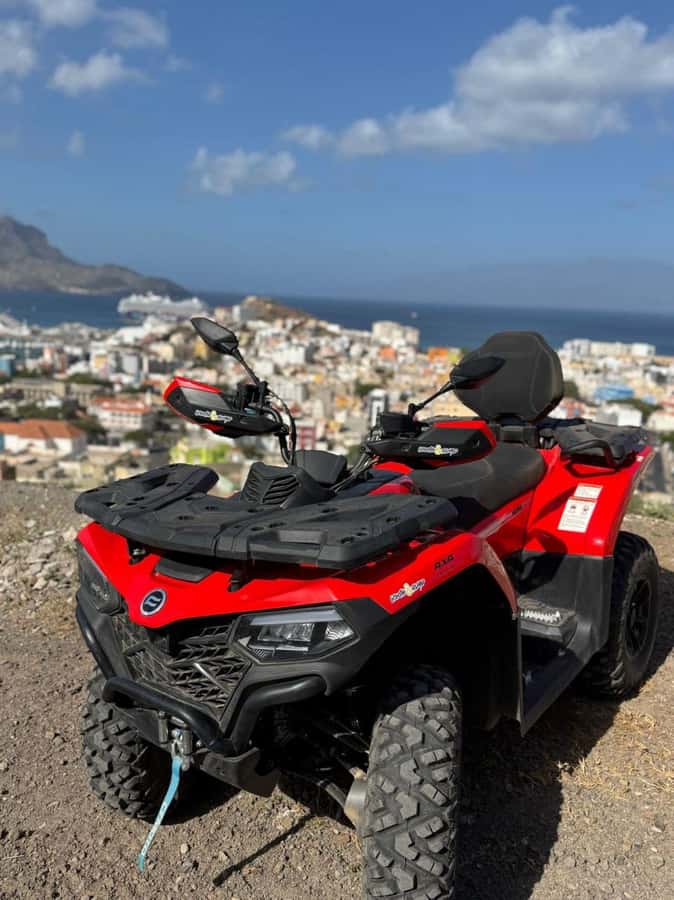 Cape Verde: São Vicente Island 4x4 Quad Tour - Above Mindelo, with Monte Cara in view