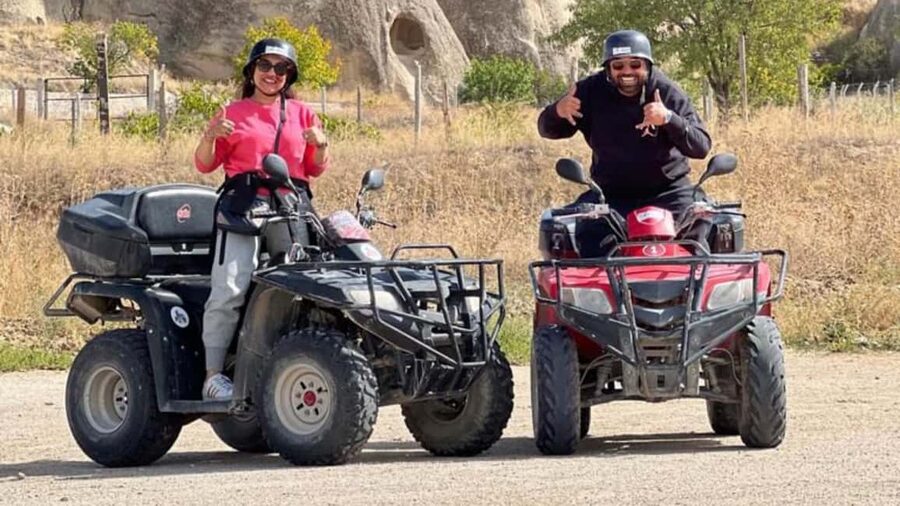 Cappadocia Sunset ATV Tour - Pickup, clothing, and physical demands
