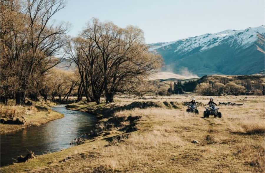 Cardrona Valley: Mountain Quad Bike Experience - Rough tracks, rivers, snow, and farm animals