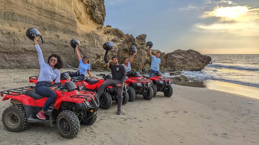Cartagena ATV Tour - The lookout, trails, and coastal rock formations