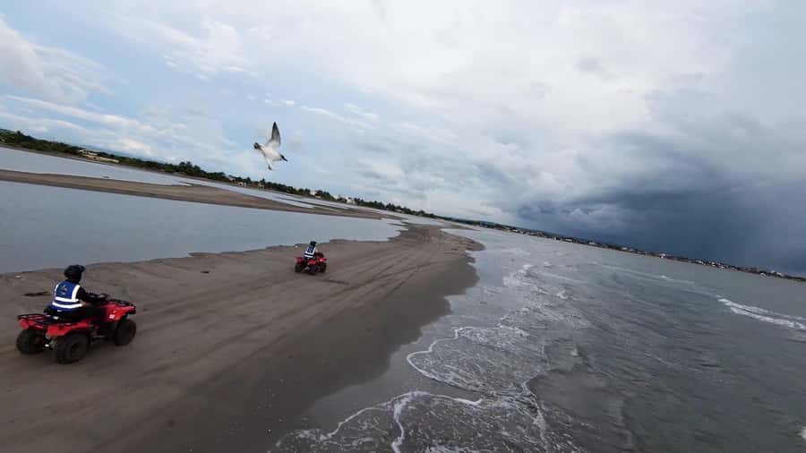 Cartagena ATV Tour - Riding the beach with Cartagena in view