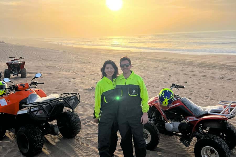 Casablanca: Quad Fun Beachside with Hotel Transfers - The views, pace, and photo opportunities