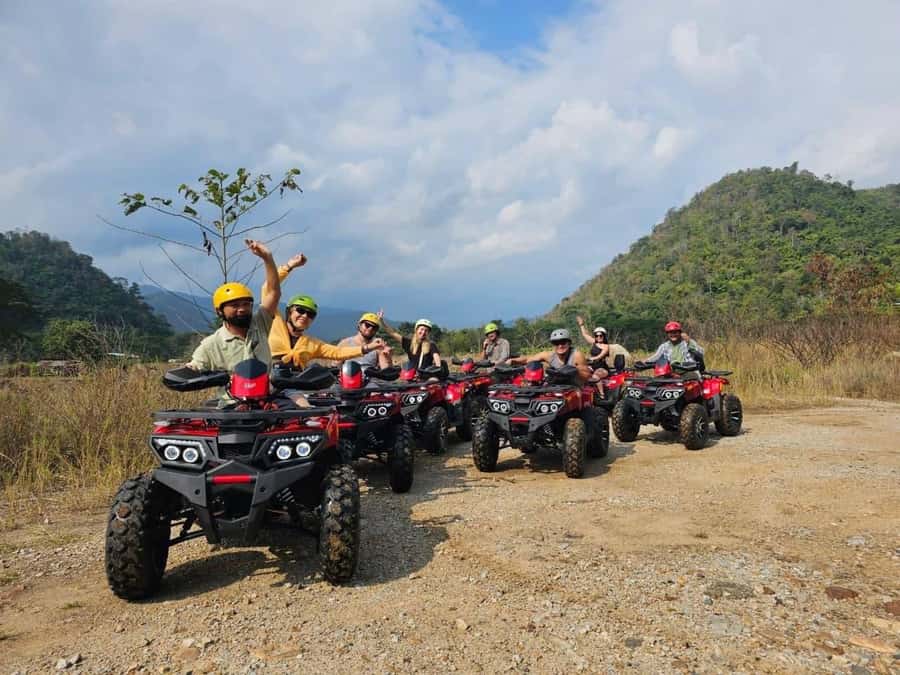 Chiang Mai: ATV, White Water Raft, & Sticky Waterfall Tour - Lunch with a simple Thai menu