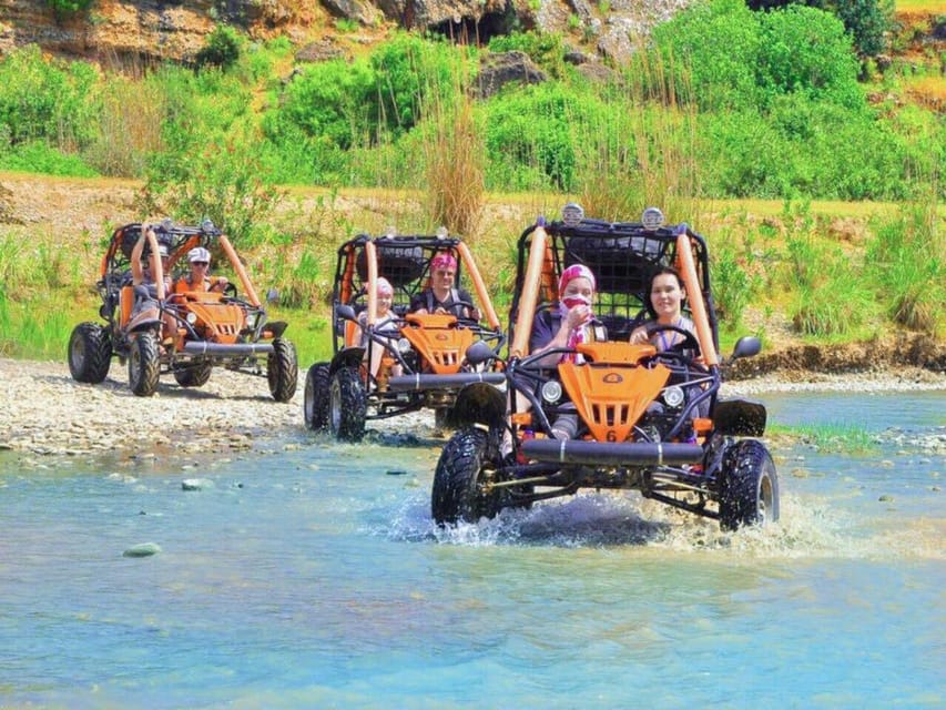 City of Belek/Side: Buggy Safari Adventure + Transfer - The 15-minute river stop