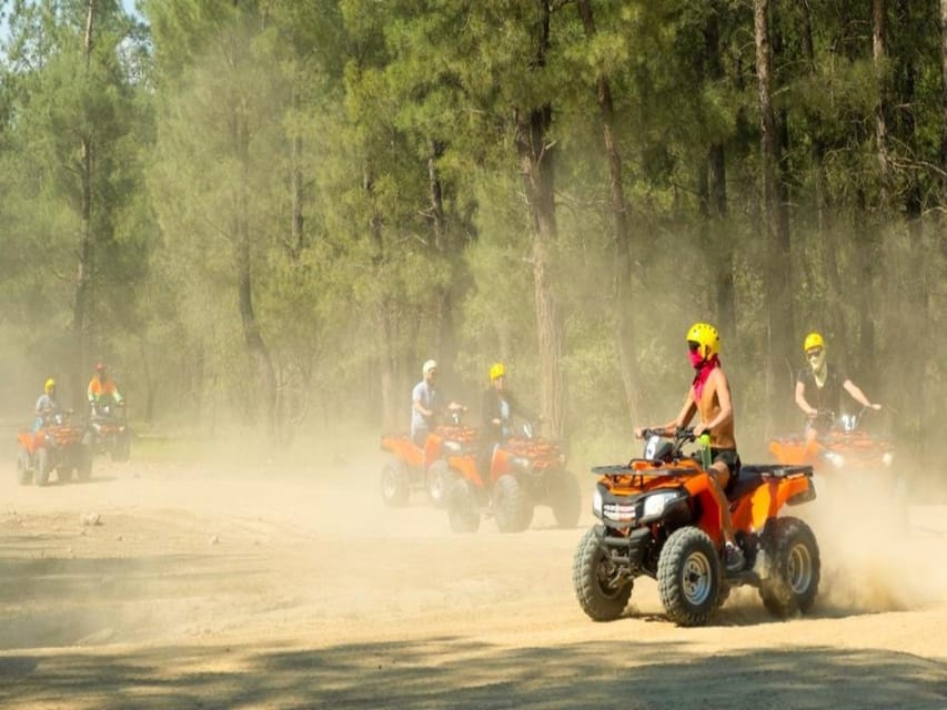 City of Belek/Side: Quad Safari Adventure + Transfer - A 15-minute swimming pause