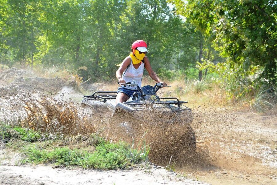 City of Side: Guided Quad Bike Riding Experience - From your hotel gate to the base station