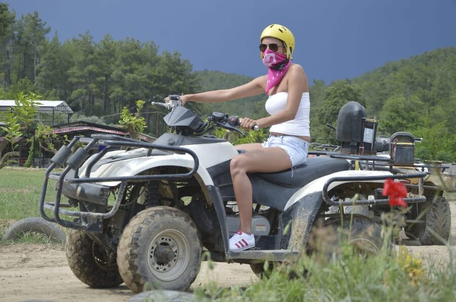 City of Side: Quad Bike Safari in the Taurus Mountains - Cleaning up after the ride