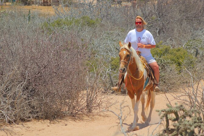 Combined ATV and Horseback Ride/Tequila Tasting - Starting on horseback at Playa Migriño
