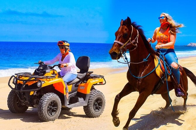 Combo Horseback Beach Ride & ATV Adventure. Tequila Tasting - Key points at a glance