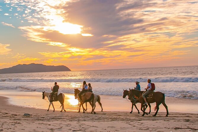 Combo Horseback Beach Ride & ATV Adventure. Tequila Tasting - Riding from the ranch to Playa Migrino