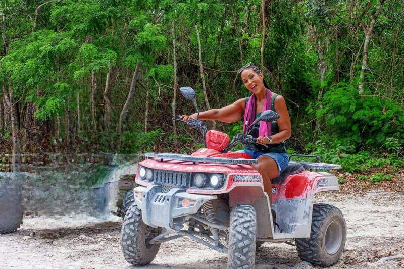 cozumel: ATV adventure with caverns, ruins with transfer - Riding Cozumel’s jungle trails
