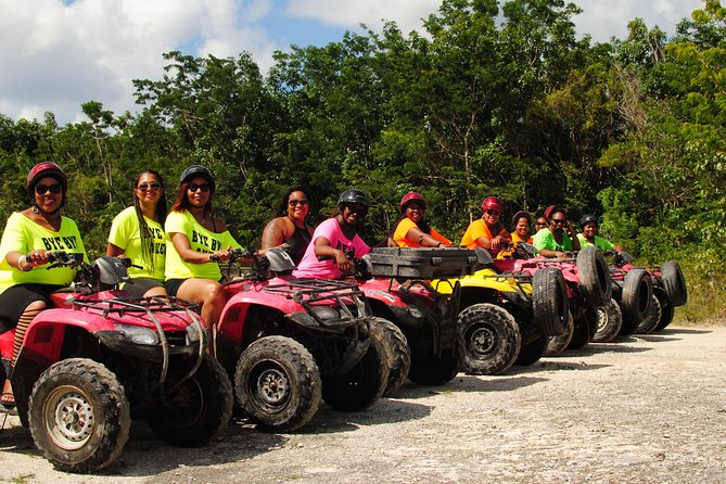 Cozumel ATV Jungle Adventure and Snorkeling with Lunch - Three zip lines and a climb between platforms