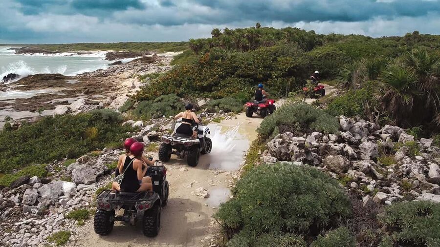 Cozumel: ATV Seashore Adventure & Mayan Cenote Experience - What the one-hour ATV ride is really like