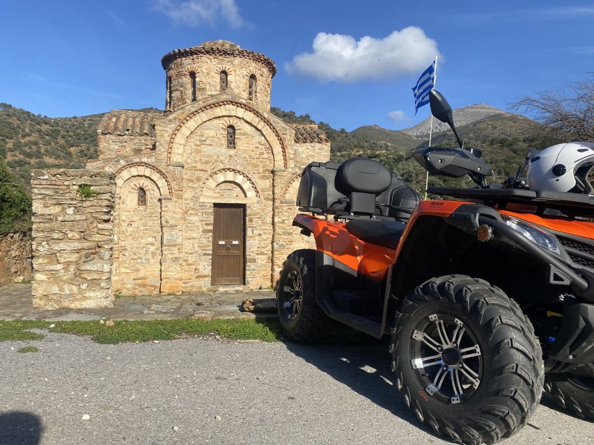 Crete: Quad Safari, Olive Mill with Tasting & Ghost Village - Crossing the mountains on quieter tracks