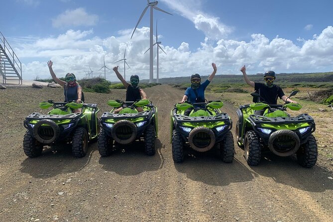 Curacao Atv tour West Adventure - San Pedro’s rough tracks and wind turbines