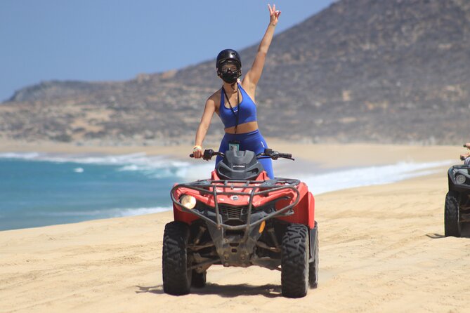 Desert 4x4 ATV Tour with Camel Ride Experience - From Cabo pickup to the G-Force Adventures Park