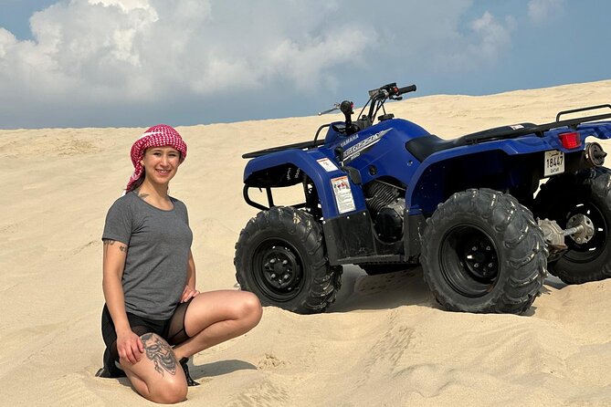 Desert Safari Dune Bashing Camel Ride Sand Surfing Atv or Buggy - The first rush: dune bashing across the sand