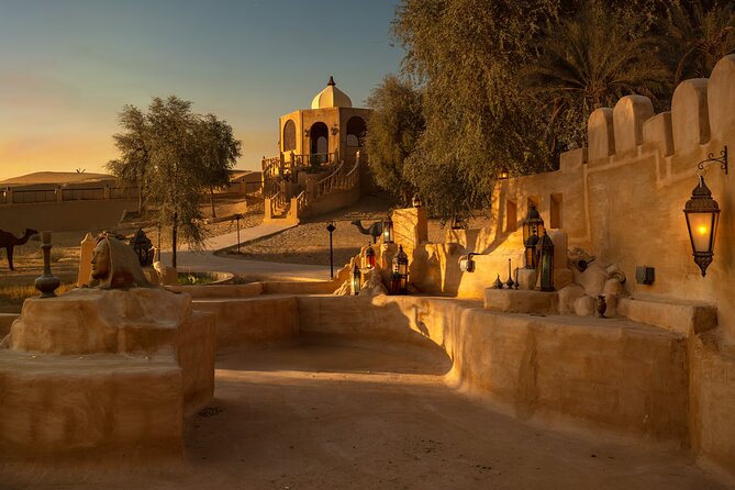 Desert Safari: Luxury Fortress Dinner, Camel Ride & Dune Bashing - Red dunes, sharp turns and sunset photographs