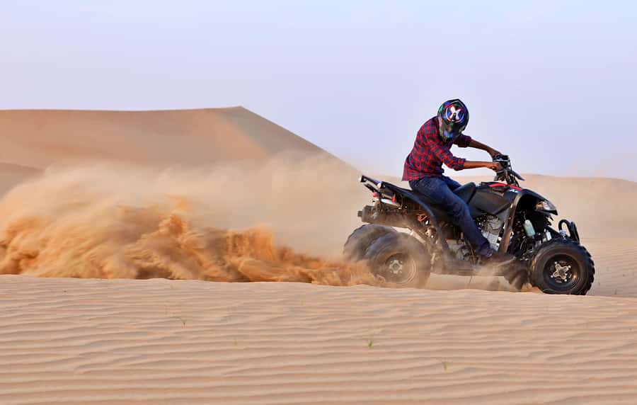 Desert Safari Self-Drive Quad Bike OR Dune Buggy Experience - The Inland Sea brings the best scenery