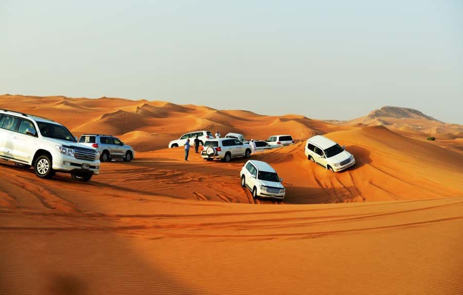Doha: ATV/Desert Safari with Activities and Inland Sea Stop - Dune bashing across the Golden Dunes