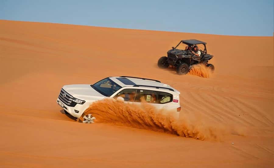 Doha: ATV/Desert Safari with Activities and Inland Sea Stop - From Doha to the open sand