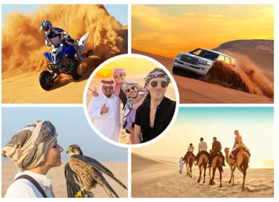 Doha:ATV,Quad or Buggy Dune Bashing,CamelRide & Sandboarding - Why this Doha desert safari works so well