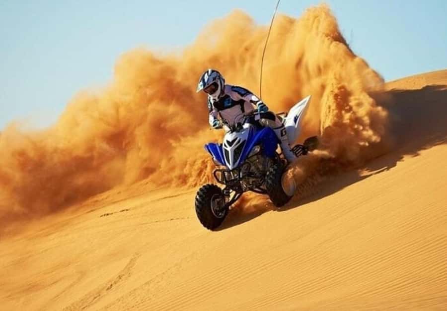 Doha:ATV,Quad or Buggy Dune Bashing,CamelRide & Sandboarding - Sandboarding gives you a second way down