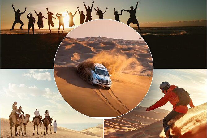 Doha Desert Excursion Dune Bashing Sandboarding Camel Ride - Key points to know before booking