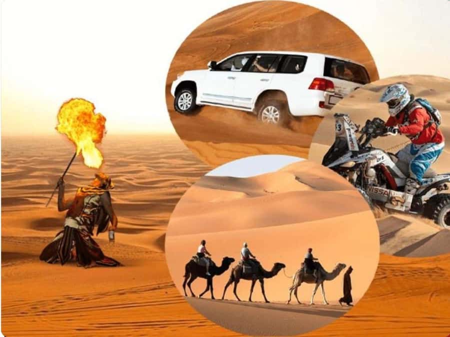 Doha:Desert Safari with Camel Ride, ATV Bike,& Sand Boarding - Taking control on the self-guided ATV