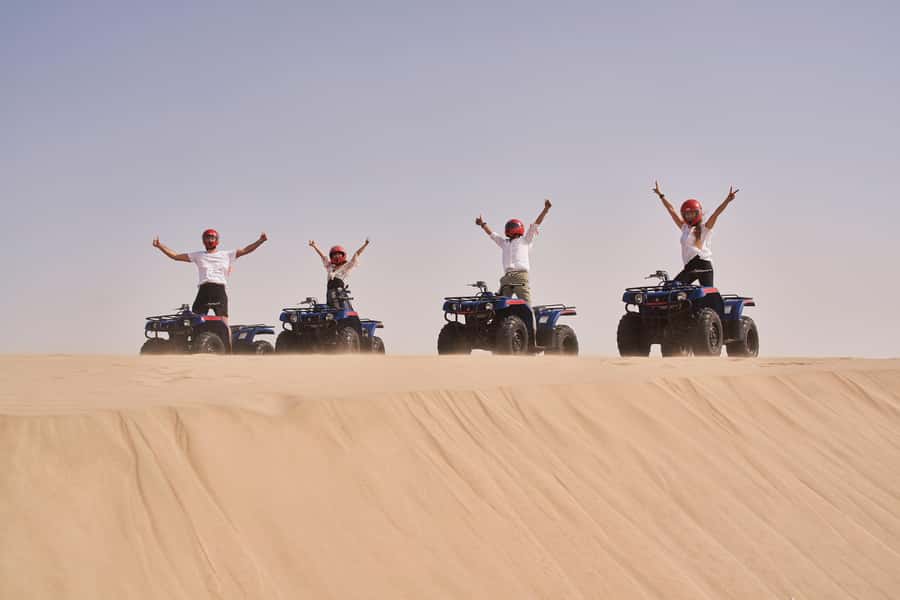 Doha: Desert Safari with Quad Bike, Sandboard & Camel Ride - Who will enjoy this desert outing most?