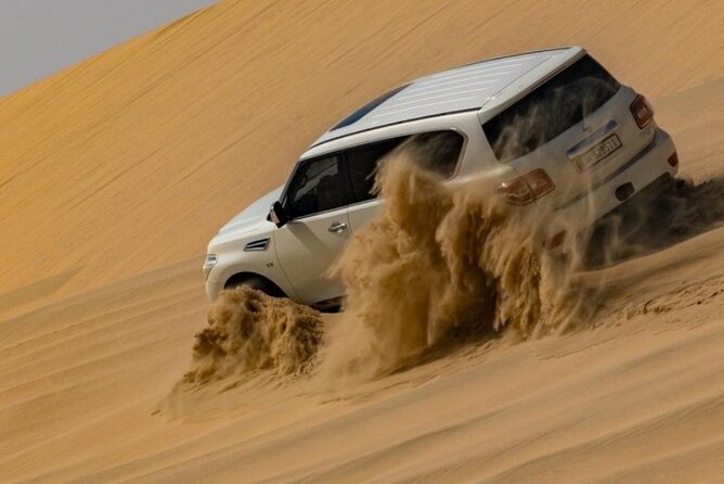 Doha Half Day Desert Safari Dune Bashing Camel Ride Sandboarding - Dune bashing and the picture dune