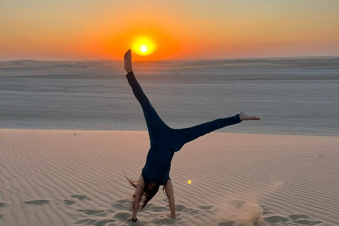 Doha Half Day Desert Safari Dune Bashing Camel Ride Sandboarding - Timing, transport, and practical details