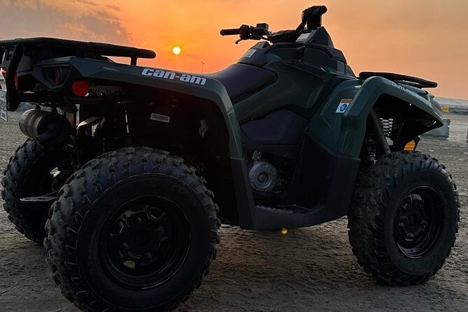Doha-Half Day Safari with Quad Bike ATV/Camel Ride/sandboard - Camel riding for a slower view of the desert