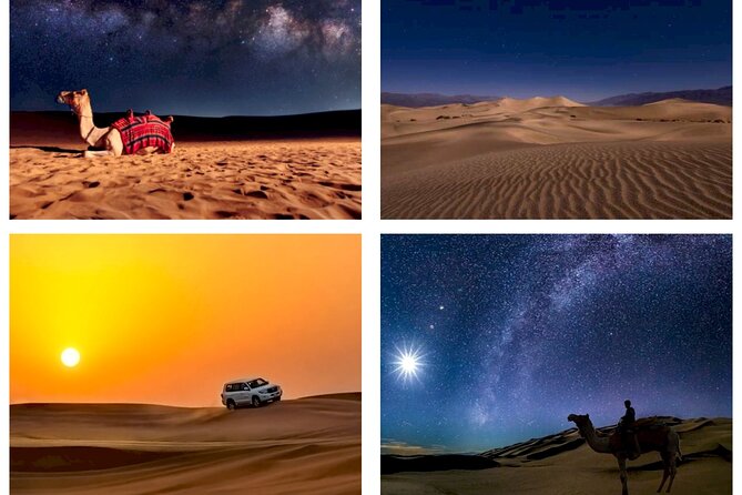 Doha : Night Desert Safari | Transit Safari | Camel ride | Dune Bashing - Key points at a glance