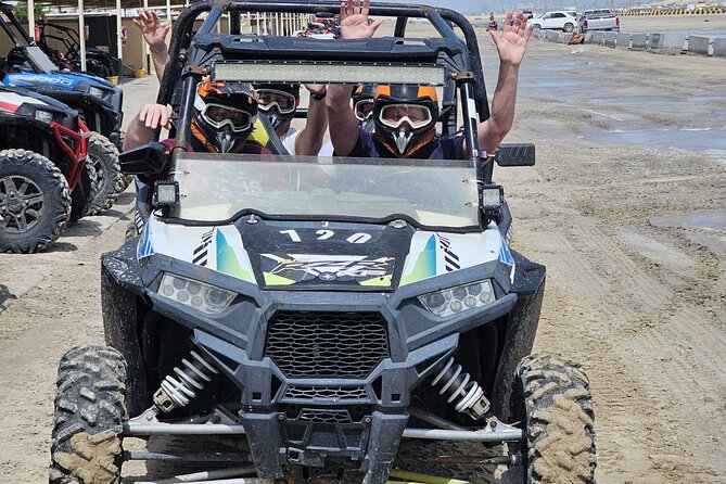 Doha Qatar ATV Quad Bike Buggy Dune Bashing and Camel Ride - The Inland Sea stop adds the best setting